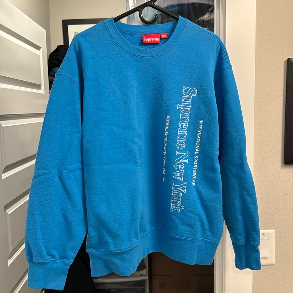 Supreme Blue Crewneck
